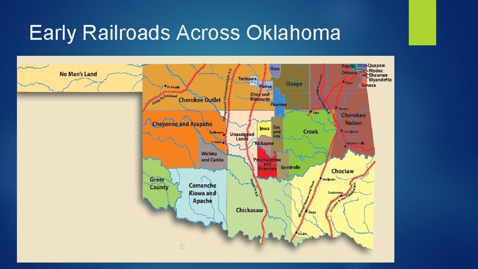 Early Railroads Across Oklahoma 