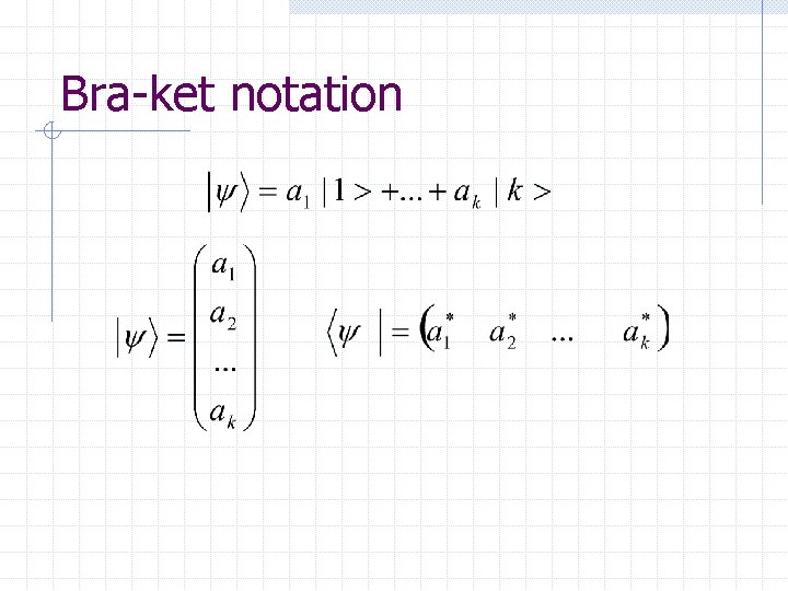 Bra-ket notation 