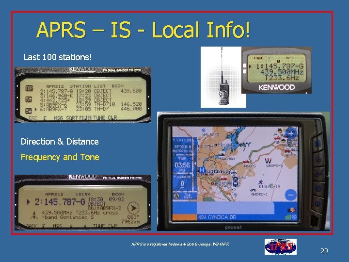 APRS – IS - Local Info! Last 100 stations! Direction & Distance Frequency and APRS – IS - Local Info! Last 100 stations! Direction & Distance Frequency and