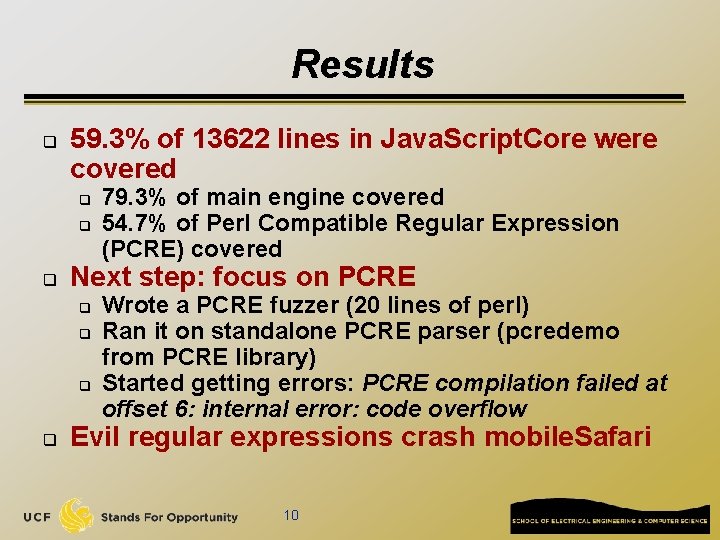 Results q 59. 3% of 13622 lines in Java. Script. Core were covered q