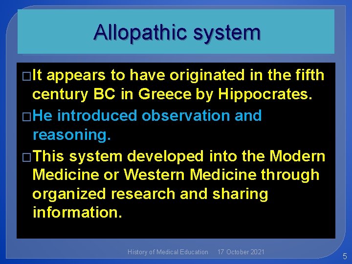 History of Medical Education in Sri Lanka By