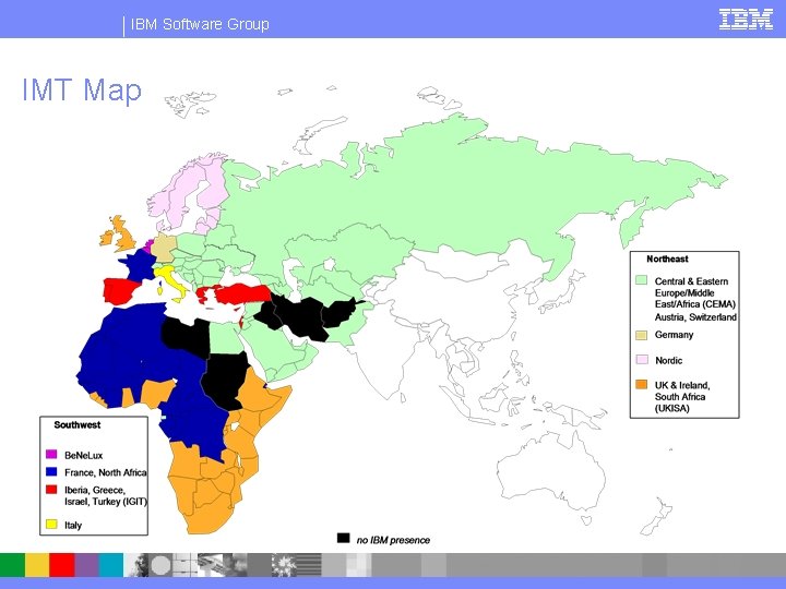 IBM Software Group IMT Map 
