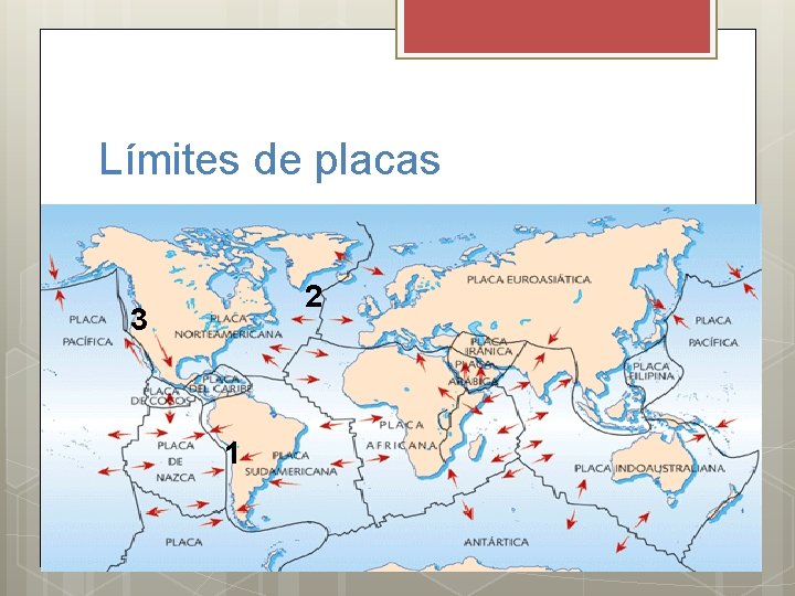 Límites de placas 2 3 1 