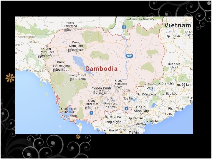 Cambodia Map 