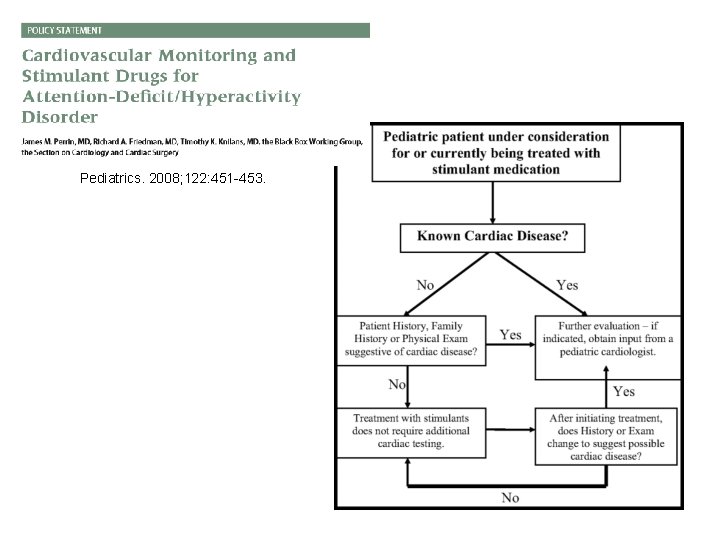 Pediatrics. 2008; 122: 451 -453. 