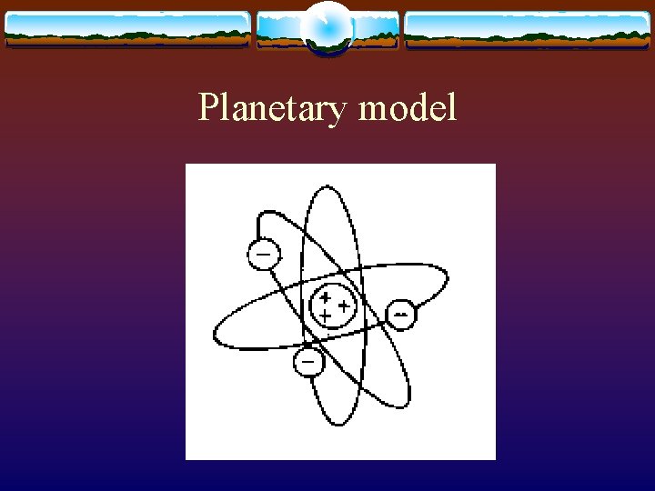 Planetary model 