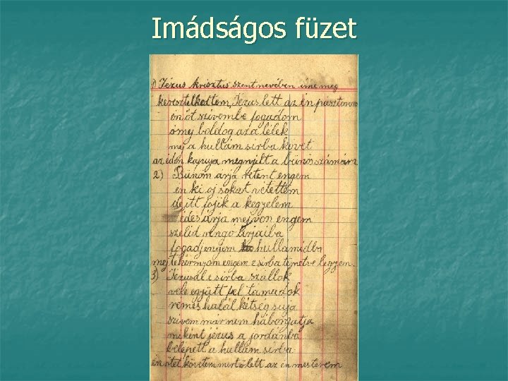 Imádságos füzet 