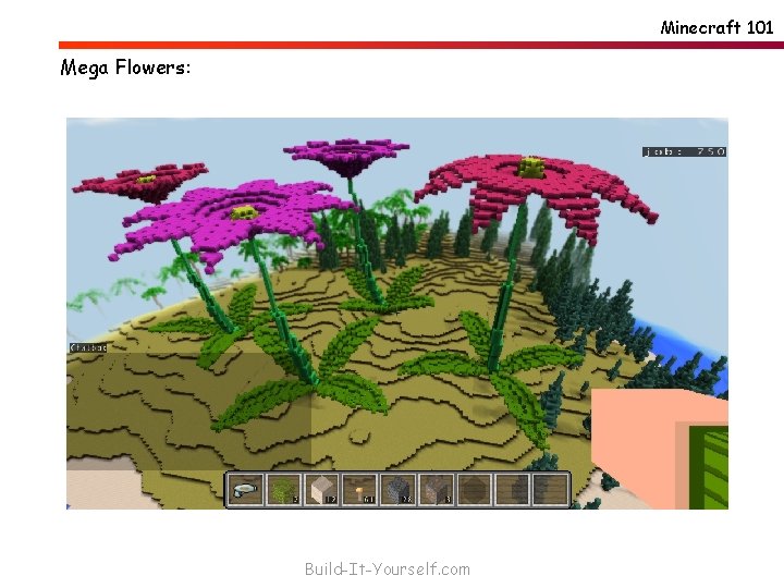 Minecraft 101 Mega Flowers: Build-It-Yourself. com 