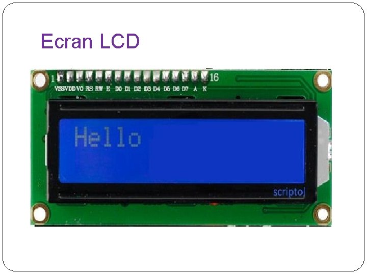 Ecran LCD 