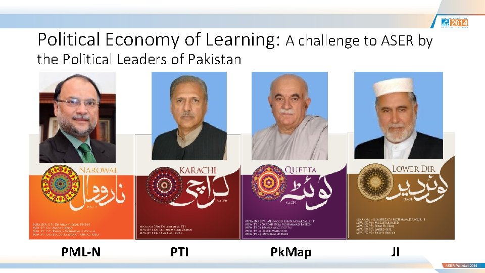 Political Economy of Learning: A challenge to ASER by the Political Leaders of Pakistan
