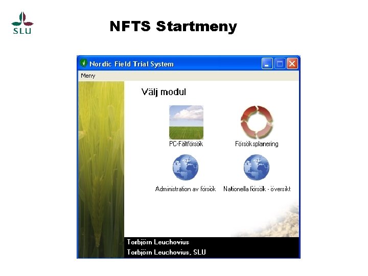 NFTS Startmeny 
