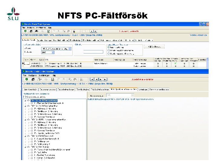 NFTS PC-Fältförsök 