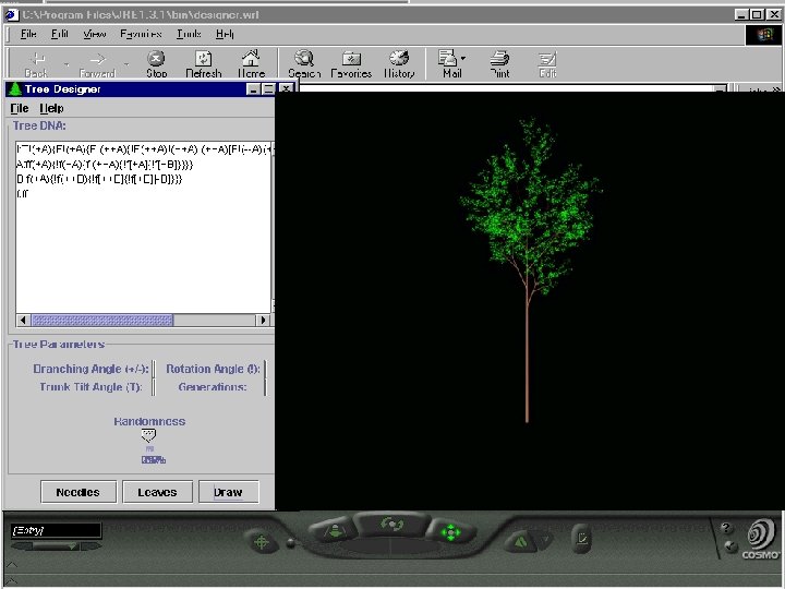 The Radiation Laboratory Put Matts stuff here Fractal tree details GUI Still scenario Movie