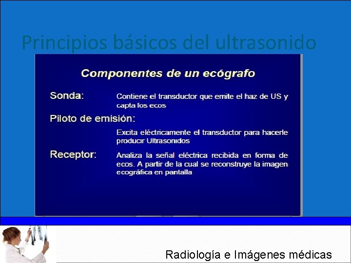 Principios básicos del ultrasonido Radiología e Imágenes médicas 