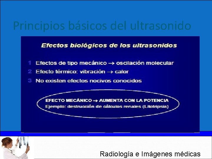 Principios básicos del ultrasonido Radiología e Imágenes médicas 