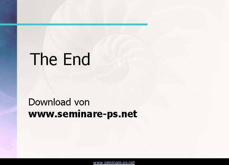 The End Download von www. seminare-ps. net 