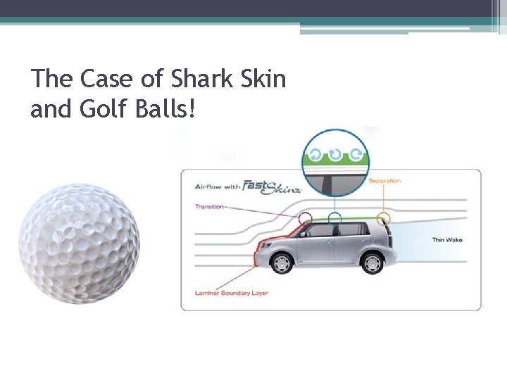The Case of Shark Skin and Golf Balls! 