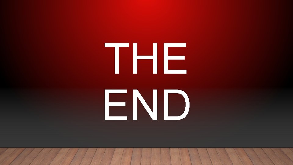 THE END 