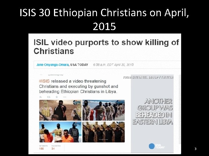 ISIS 30 Ethiopian Christians on April, 2015 3 