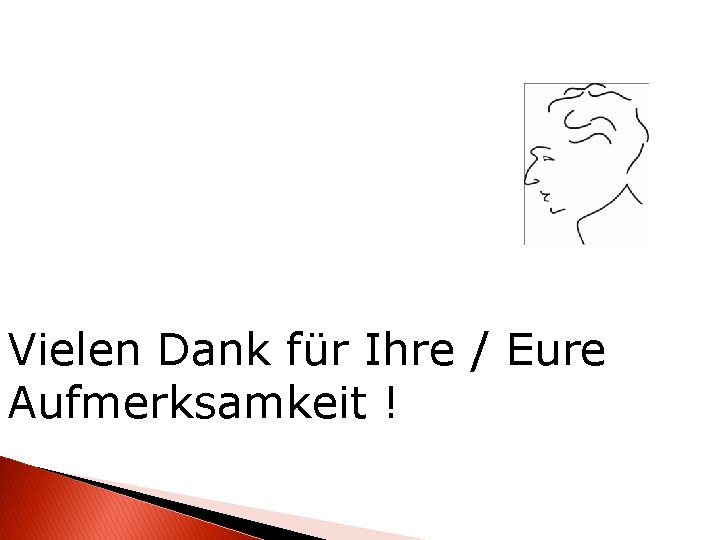 Vielen Dank für Ihre / Eure Aufmerksamkeit ! 