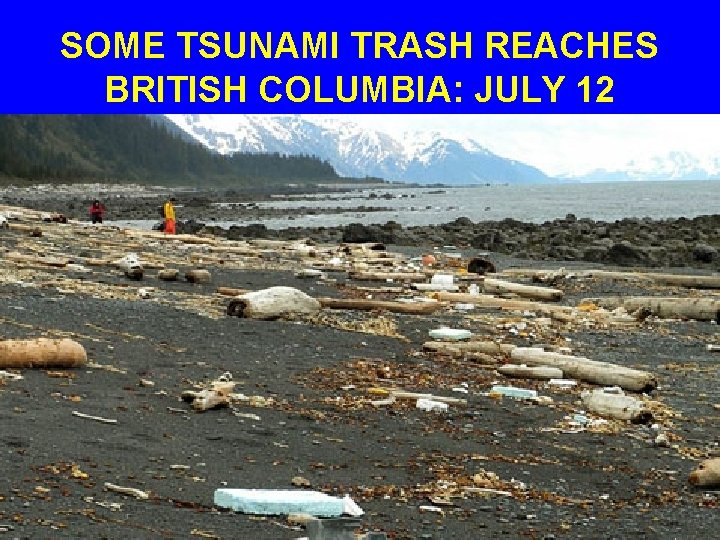 SOME TSUNAMI TRASH REACHES BRITISH COLUMBIA: JULY 12 