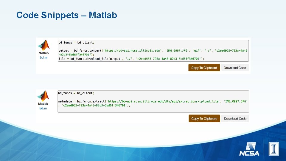 Code Snippets – Matlab 