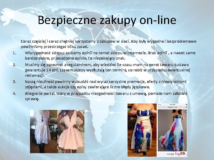 Bezpieczne zakupy on-line 1. 2. 3. 4. Coraz częściej i coraz chętniej korzystamy z