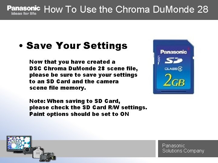 How To Use the Chroma Du. Monde 28 • Save Your Settings Now that
