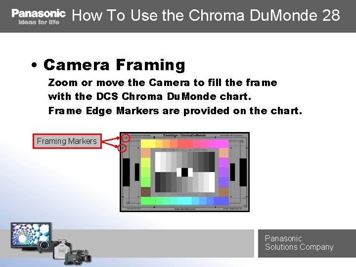 How To Use the Chroma Du. Monde 28 • Camera Framing Zoom or move