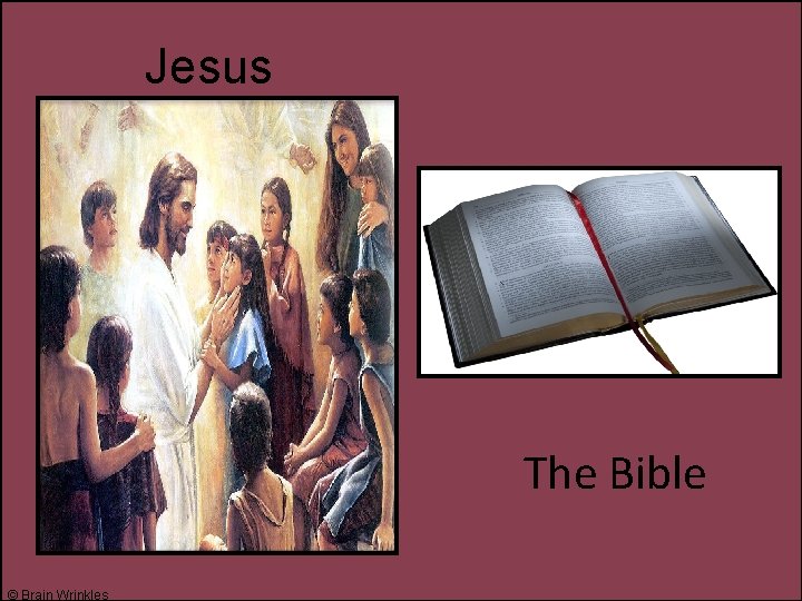 Jesus The Bible © Brain Wrinkles 