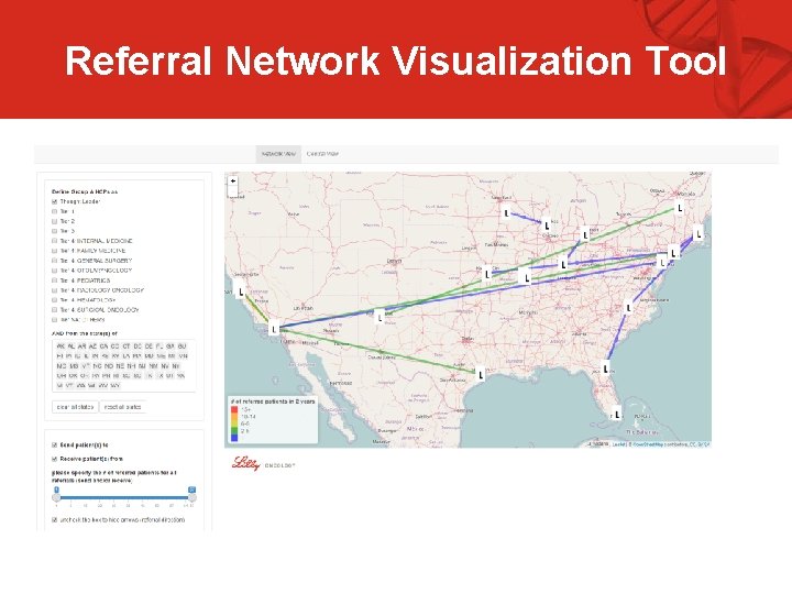 Referral Network Visualization Tool 
