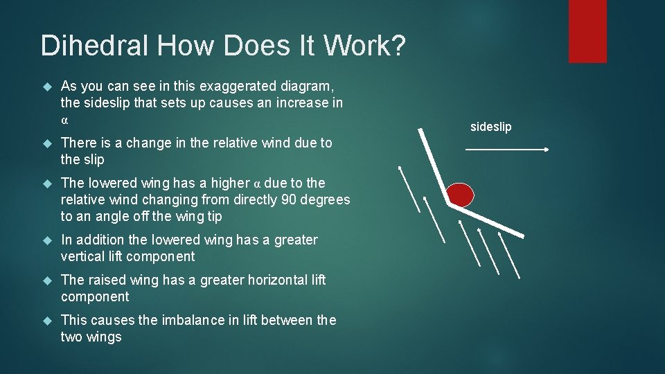 Dihedral How Does It Work? As you can see in this exaggerated diagram, the Dihedral How Does It Work? As you can see in this exaggerated diagram, the