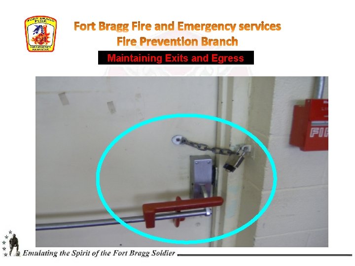 Maintaining Exits and Egress  Maintaining Exits and Egress
