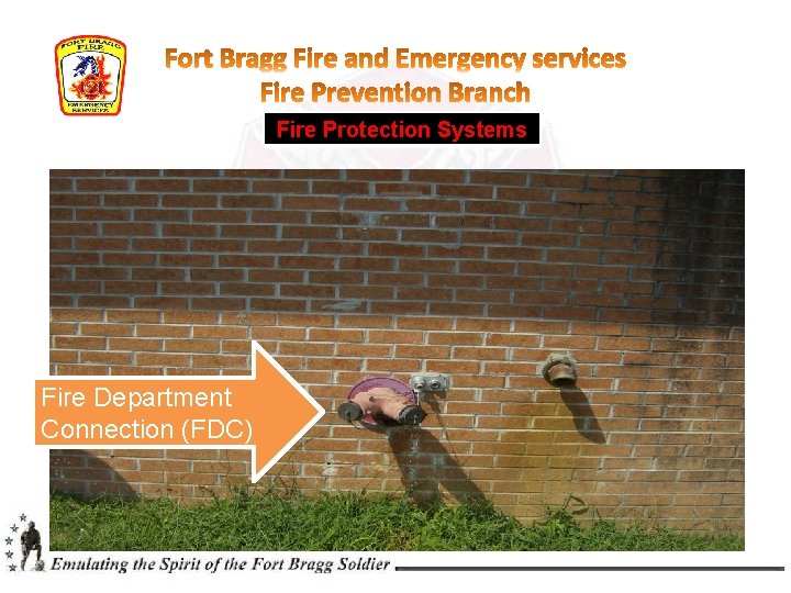 Fire Protection Systems Fire Department Connection (FDC)  Fire Protection Systems Fire Department Connection (FDC)