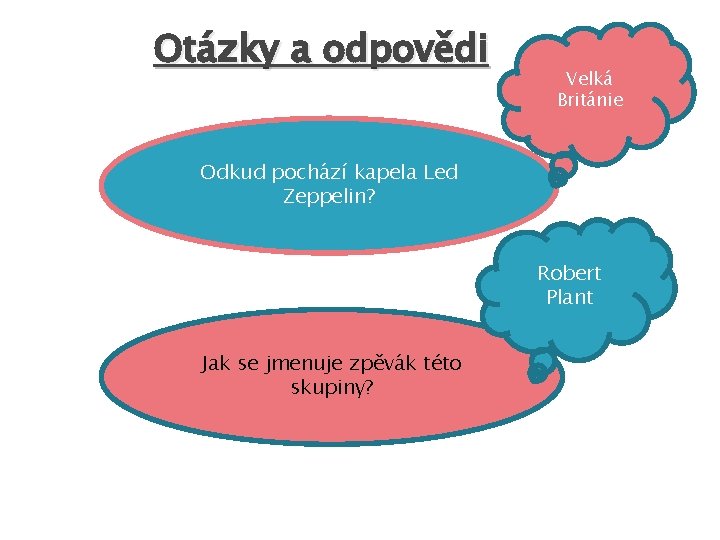 Otázky a odpovědi Velká Británie Odkud pochází kapela Led Zeppelin? Robert Plant Jak se