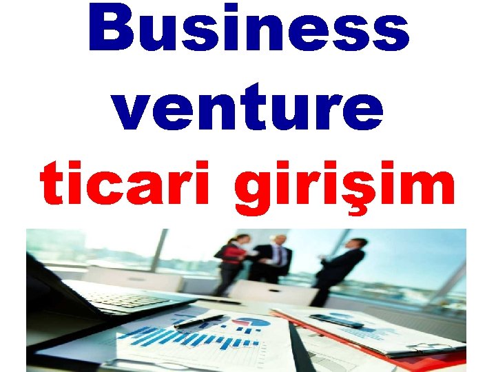 Business venture ticari girişim 