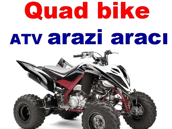Quad bike ATV arazi aracı 