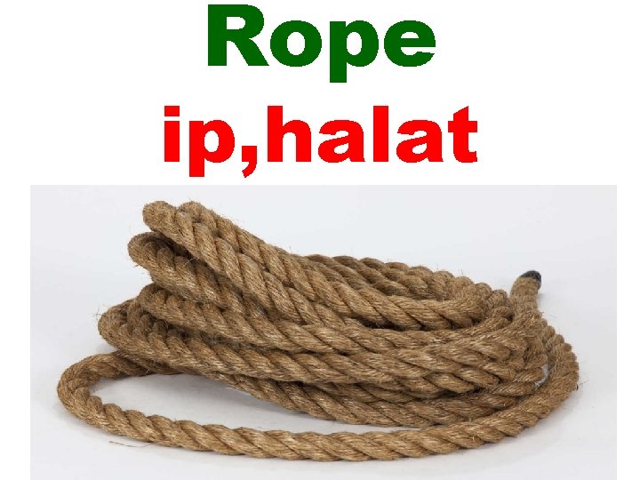 Rope ip, halat 