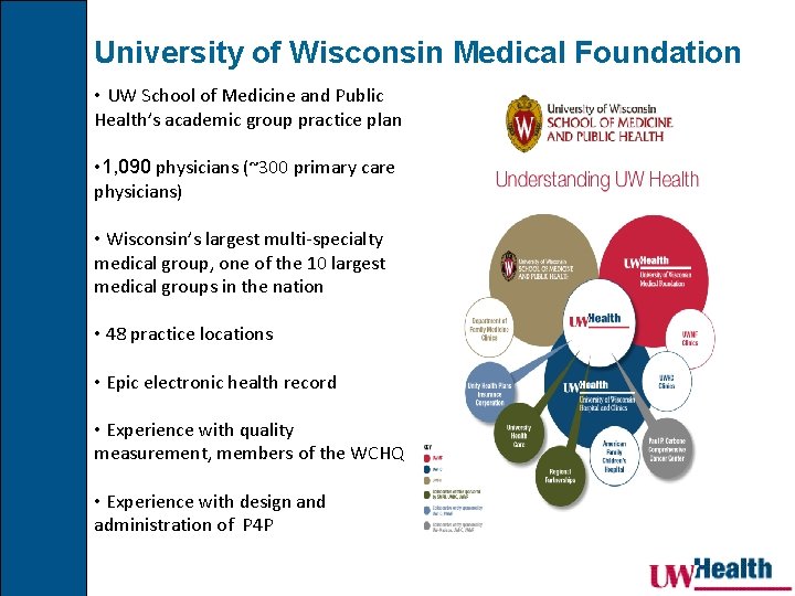 University of Wisconsin Medical Foundation • UW School of Medicine and Public Health’s academic