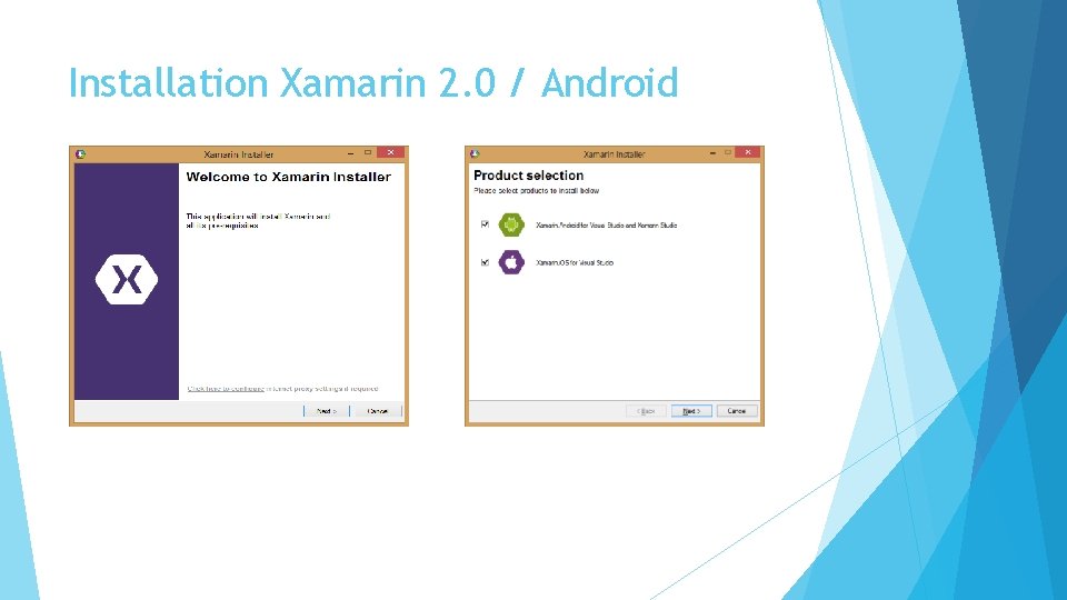 Installation Xamarin 2. 0 / Android 