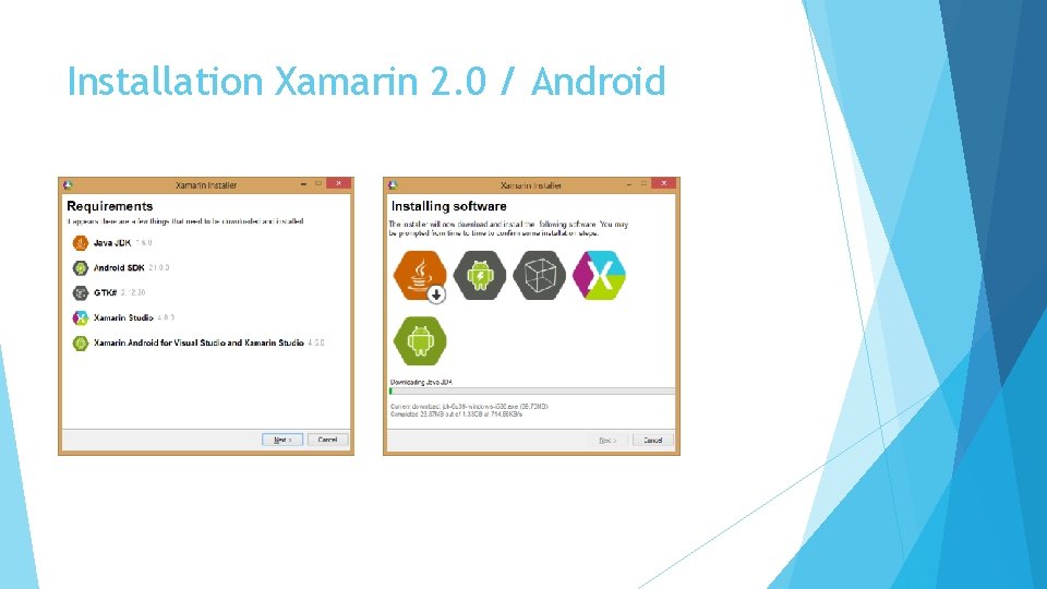 Installation Xamarin 2. 0 / Android 