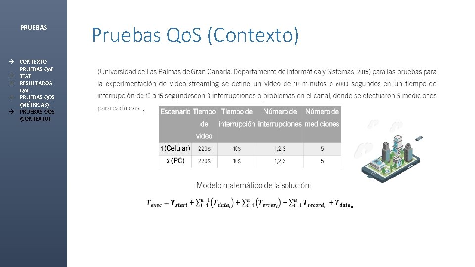 PRUEBAS à CONTEXTO PRUEBAS Qo. E à TEST à RESULTADOS Qo. E à PRUEBAS