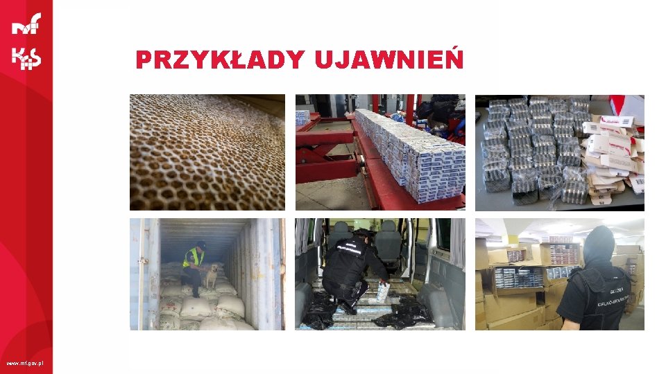 PRZYKŁADY UJAWNIEŃ www. mf. gov. pl 