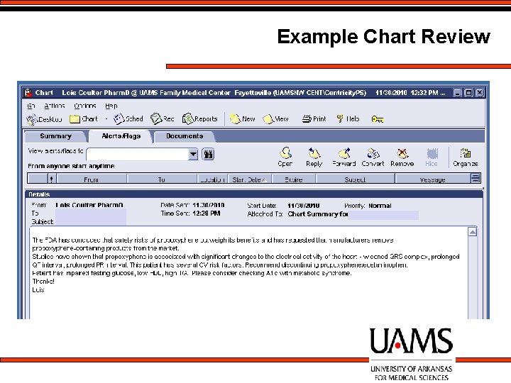 Example Chart Review 