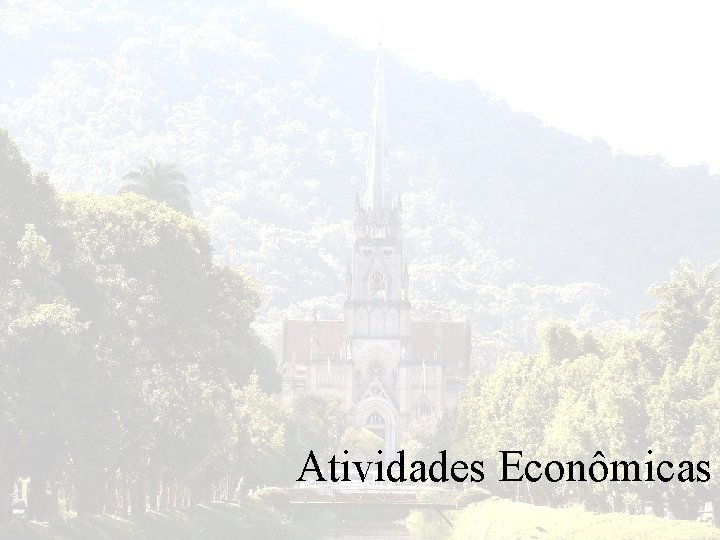 Atividades Econômicas 