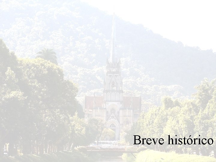 Breve histórico 