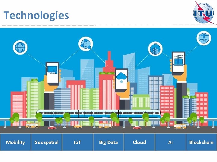 Technologies Mobility Geospatial Io. T Big Data Cloud Ai Blockchain 