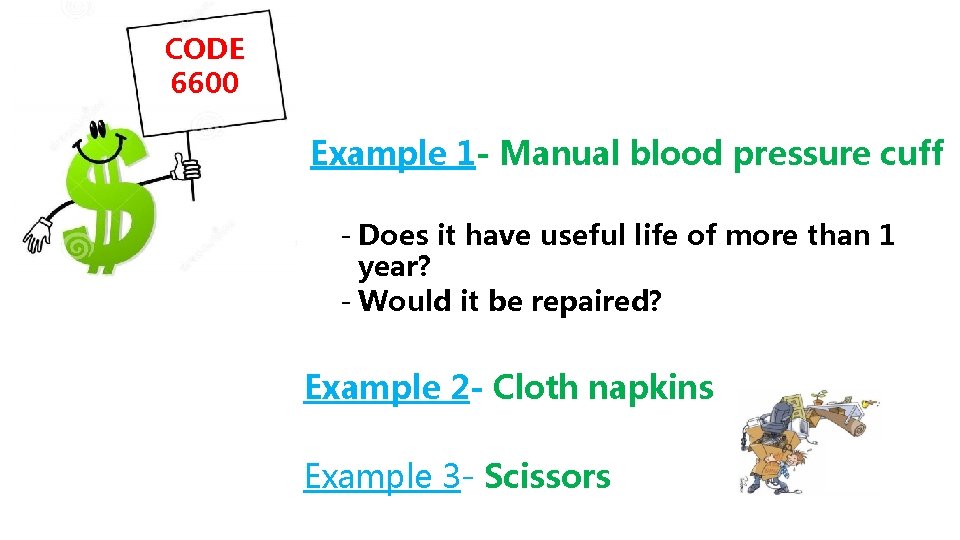 CODE 6600 Example 1 - Manual blood pressure cuff - Does it have useful