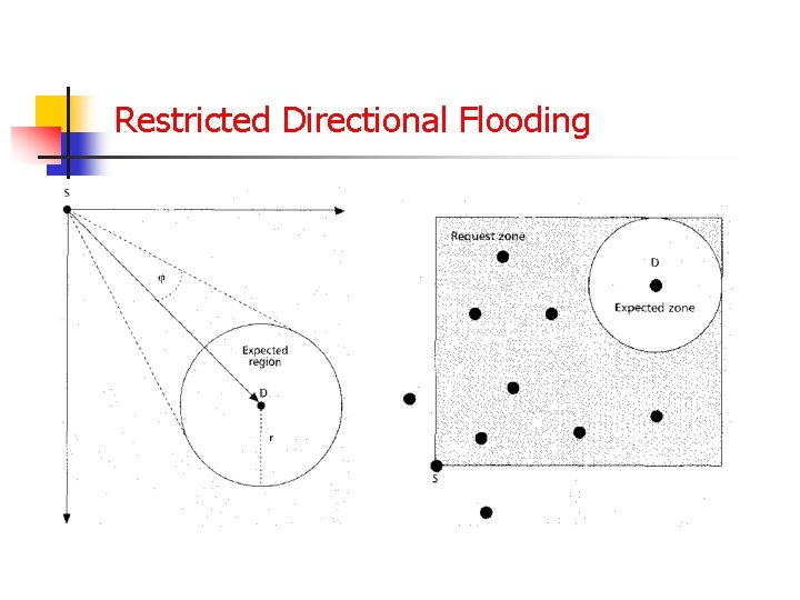 Restricted Directional Flooding 