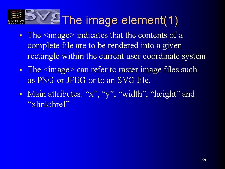 The image element(1) § The <image> indicates that the contents of a complete file